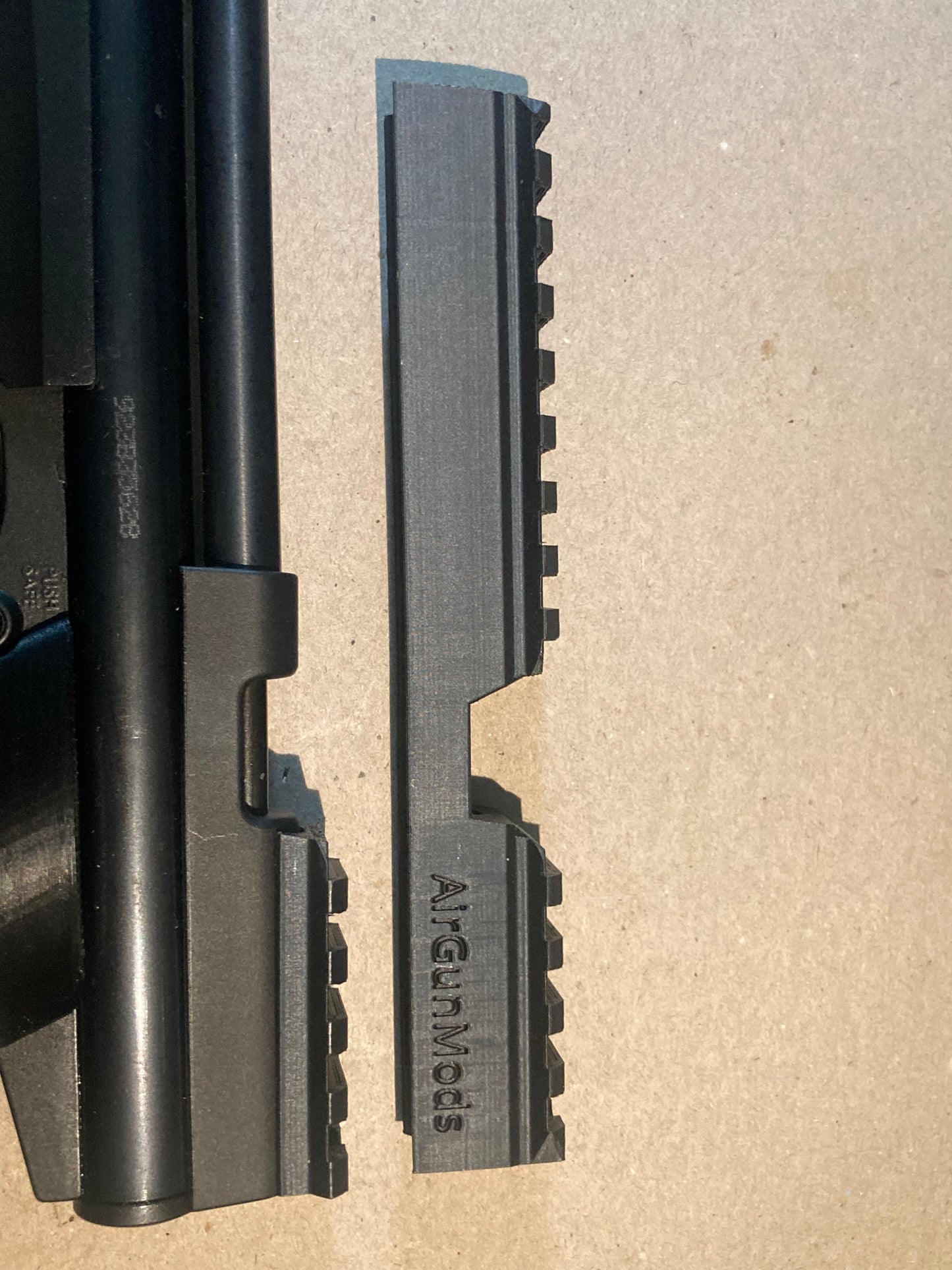 AGM Picatinny Breech for Crosman - Black